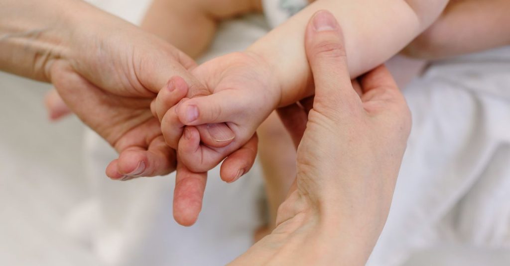 massage bébé